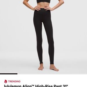 lululemon athletica Black High-Rise Leggings